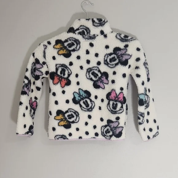 Disney Jumping Beans Fleece Jacket - Black and White Size 6. - Picture 5 of 7